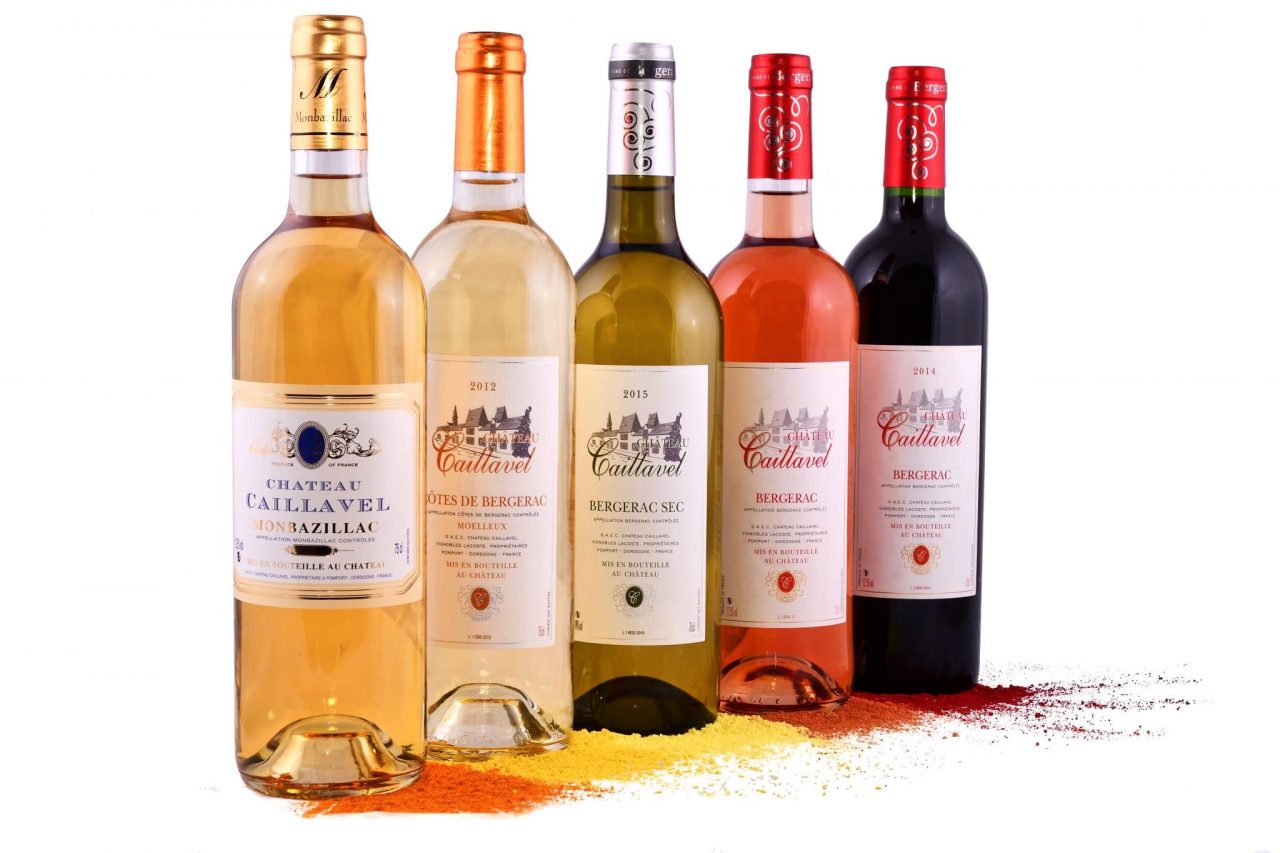 La gamme des vins du Château Caillavel
